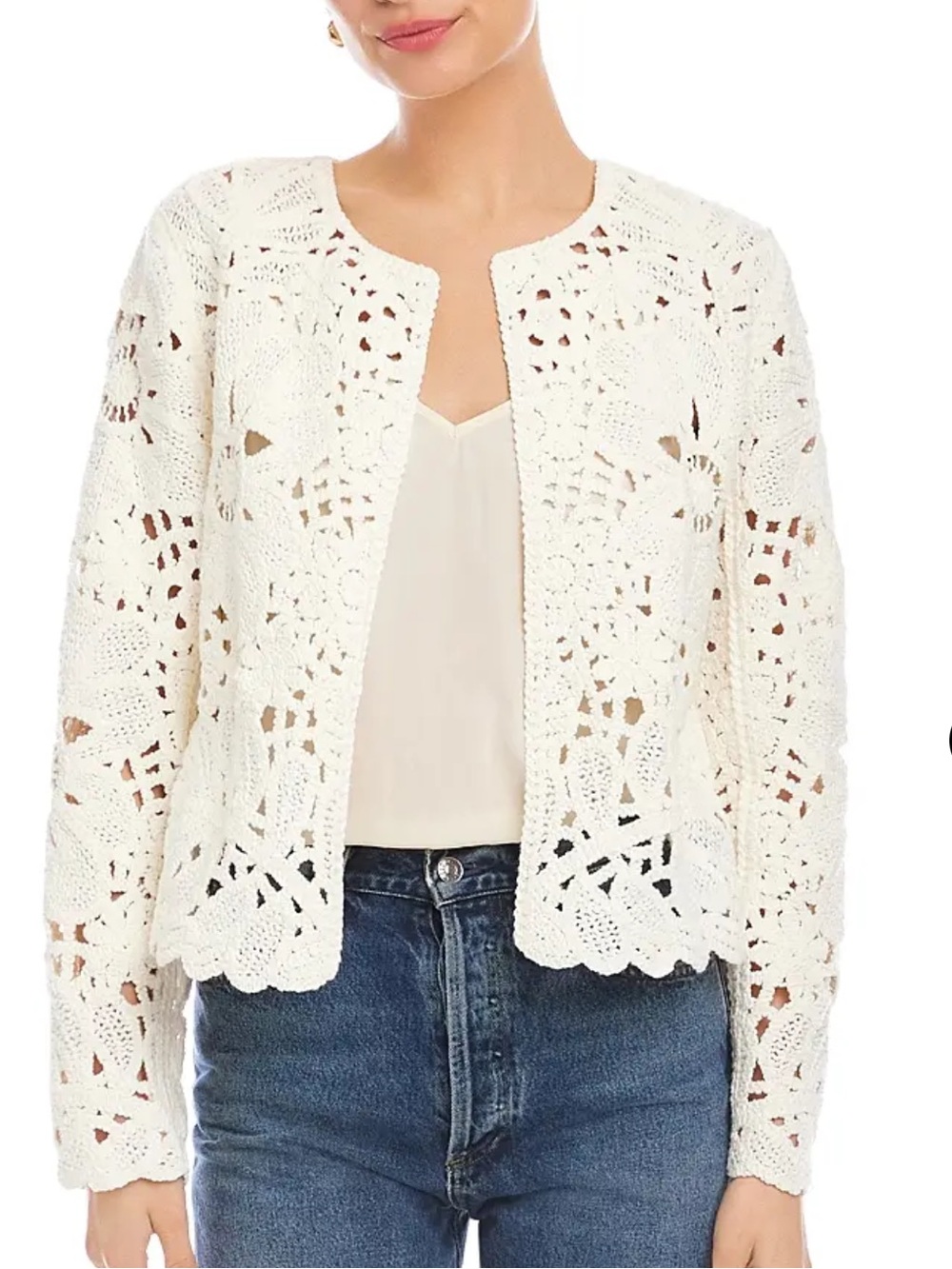 Fifteen Twenty Emery Crochet Jacket - NWT!